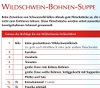 Wildschwein Bohnensuppe Dutchoven