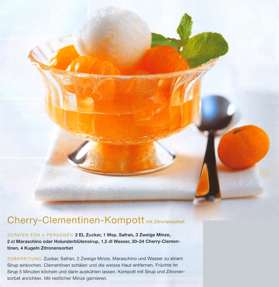 Cherry Klementinen Kompott