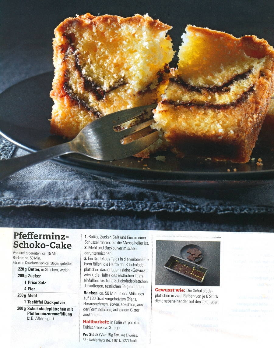 Pfefferminz Schoko Cake