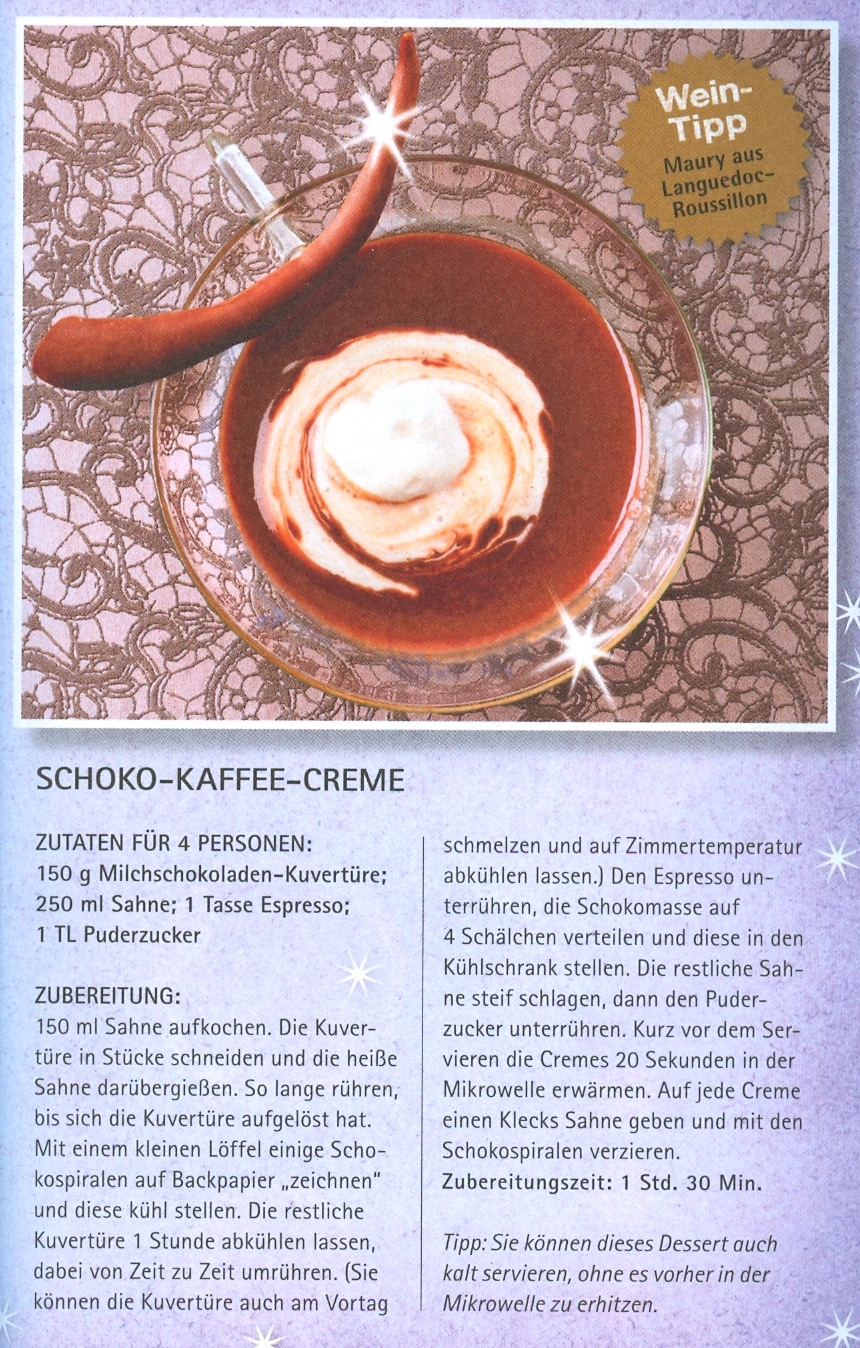 Schoko Kaffee Creme