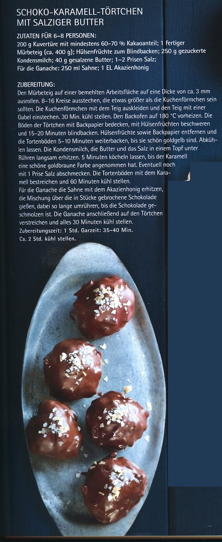 Schoko Karameltörtchen mit Salzgitter Butter
